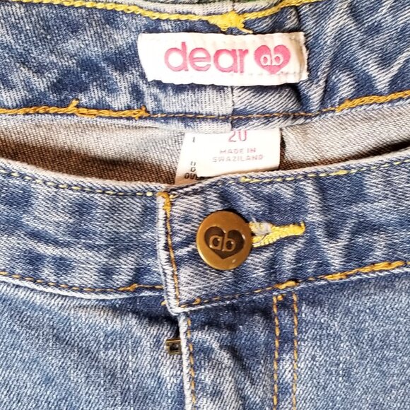 Dear AB Jean Women Size 20 Bootcut Embroidered Cowgirl Dudette Dudess Med Wash - Picture 9 of 9